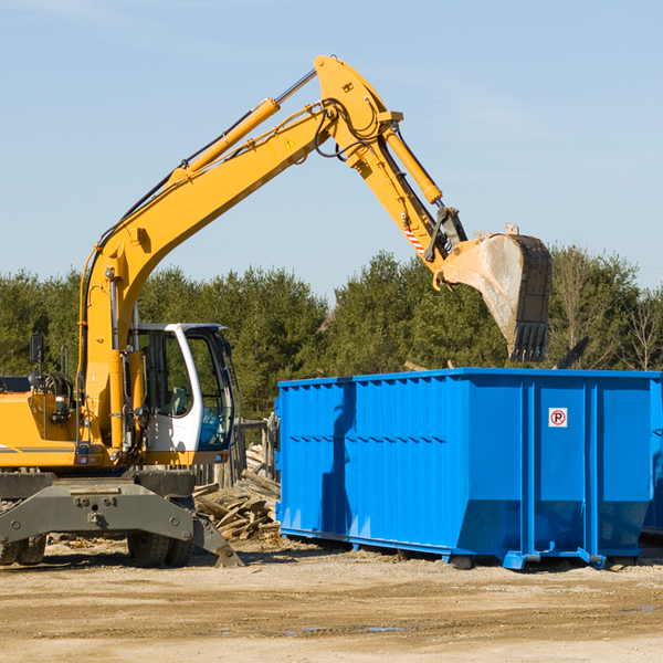 what size residential dumpster rentals are available in Lucernemines